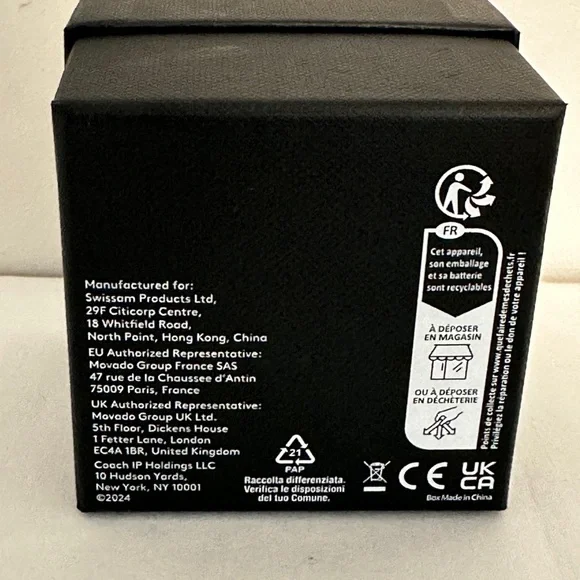 Coach Pink Leather Strap Watch - Picture 10 of 10